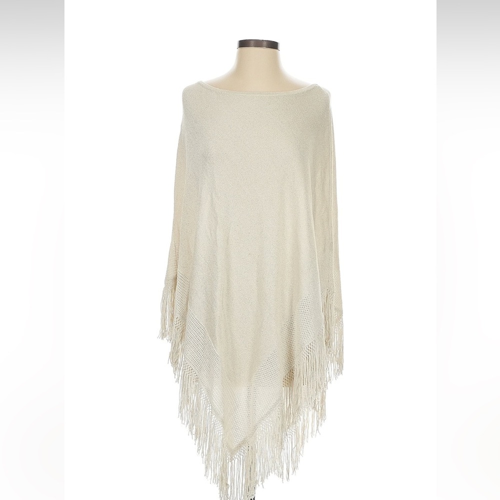 White House Black Market Poncho
